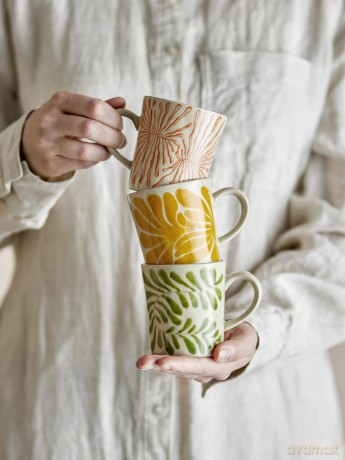 Bloomingville - Fauni Cup - Yellow