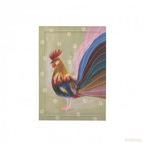 Bloomingville - Hanaia Illustration w/ Frame - Green - Firwood
