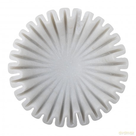 Bloomingville - Harmonia Bowl 17.5x6 cm - White Marble