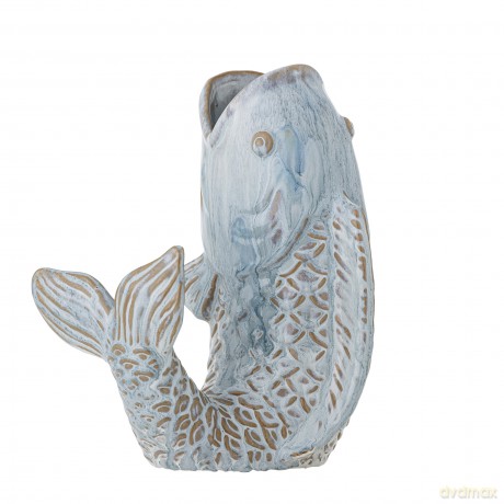Bloomingville - Hiro Vase - Blue - Stoneware