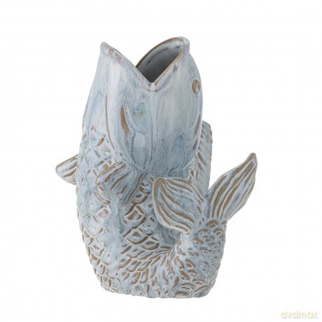 Bloomingville - Hiro Vase - Blue - Stoneware