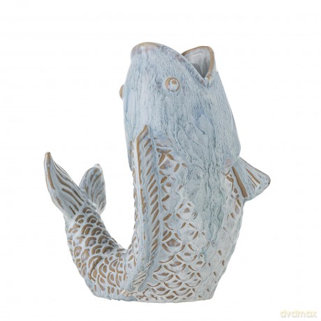 Bloomingville - Hiro Vase - Blue - Stoneware