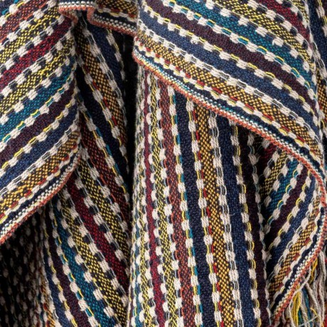 Bloomingville - Lazzario Recycled Cotton Throw 160x130 cm - Blue