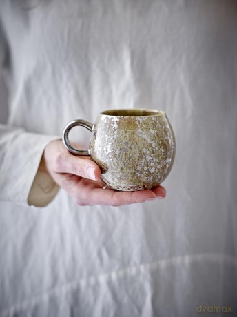 Bloomingville - Paula Cup - Yellow - Stoneware