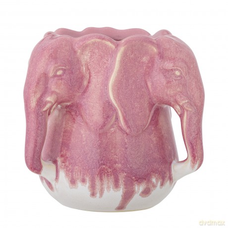 Bloomingville - Pontus Vase 15.5x15.5 cm - Pink Stoneware