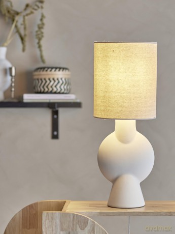 Bloomingville - Sergio Table Lamp - Nature - Stoneware