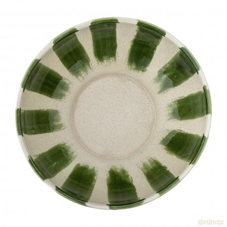 Bloomingville - Shakti Bowl - Green - Stoneware