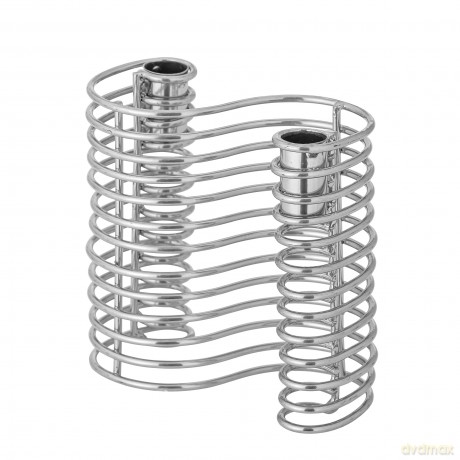 Bloomingville - Wavela Candle Holder - Silver