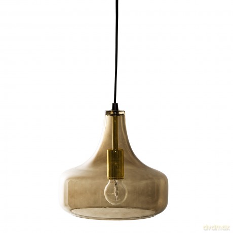 Bloomingville - Yuser Glass Pendel H25.5 cm - Brown