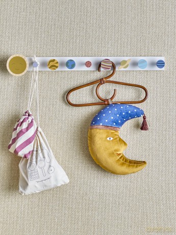 Bloomingville MINI - Aranya Hanger - Brown - Rattan