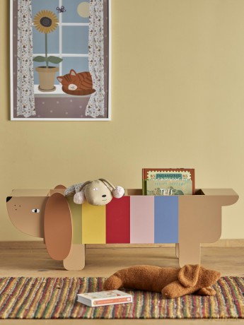 Bloomingville MINI - Charlie Book Stand, Brown, MDF (82062010)