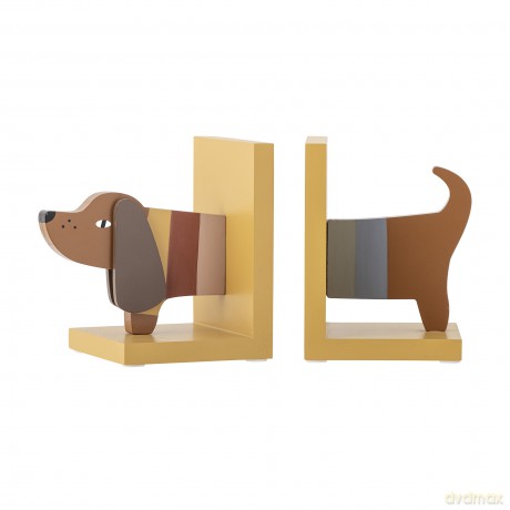 Podpórka do książek Bloomingville MINI - Charlie Bookend - Yellow