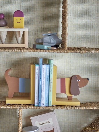 Podpórka do książek Bloomingville MINI - Charlie Bookend - Yellow