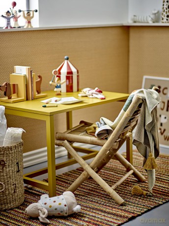 Podpórka do książek Bloomingville MINI - Charlie Bookend - Yellow