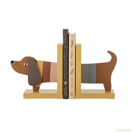 Podpórka do książek Bloomingville MINI - Charlie Bookend - Yellow