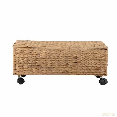 Bloomingville MINI - Nelas Basket w/Lid, Nature, Water Hyacinth (82064333)