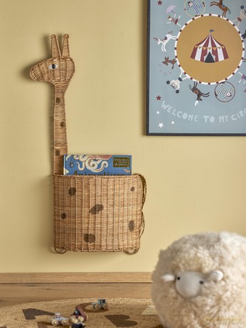 Bloomingville MINI - Philine Wall Basket, Nature, Rattan (82058230)