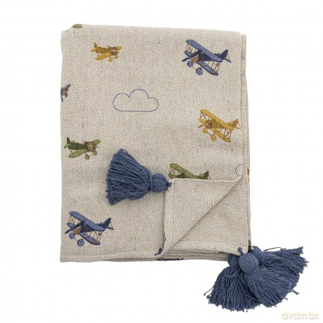 Narzuta Bloomingville MINI - Plane Throw - Nature