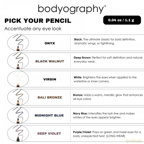 BODYOGRAPHY - EYE PENCIL ONYX