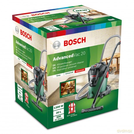 Bosch - Advanced Vac 20 Wet And Dry Vacuum Cleaner 230v