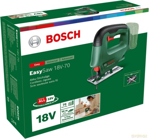 Bosch - Cordless Jigsaw - Easy Saw 18V-70 (No battery)