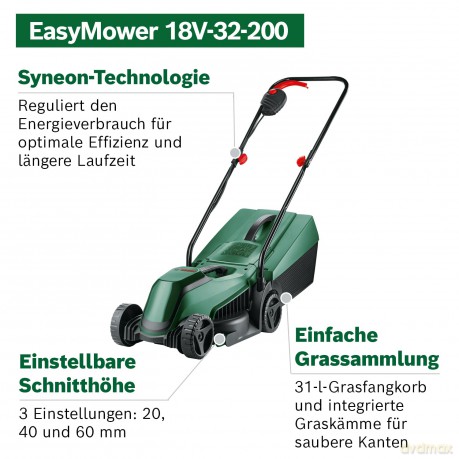 Bosch - EasyMower 18V-32-200 (Battery Not Included)