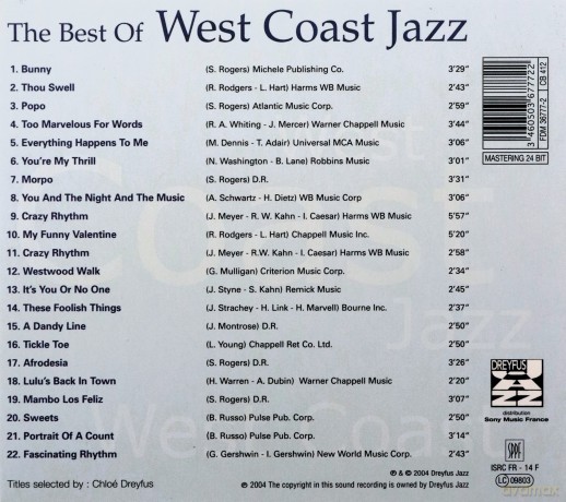 Various Artists: Dreyfus - The Best Of West Coast Jazz [CD]