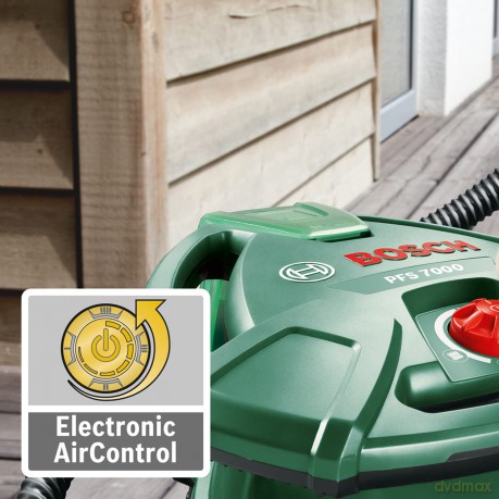 Bosch - PFS 7000 The 1400 W motor delivers best-in-class paint application with Application of paint (surfaces): 4 mÂ˛/ min
