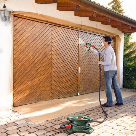 Bosch - PFS 7000 The 1400 W motor delivers best-in-class paint application with Application of paint (surfaces): 4 mÂ˛/ min