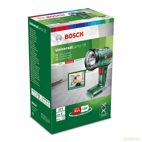 Bosch Battery-Powered Universal Lamp 18 V (Battery And Charger Not Included)