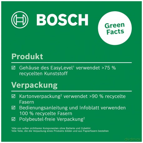 Bosch EasyLevel Laser and spirit level in one tool