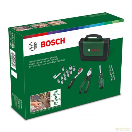 Bosch Mobility hand tool set, 26 parts