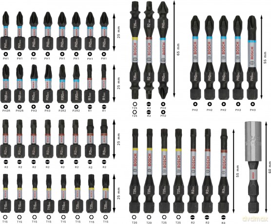 Bosch PRO Impact bitset 48 pcs.