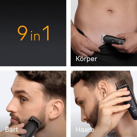Braun - All-in-One Kit Series 5, 9in1 Grooming, AIO5540 - Black
