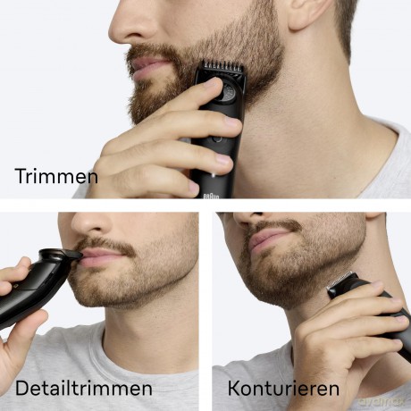 Braun - Beard Trimmer Series 5, +4 Styling Tools, BT5520 - Black