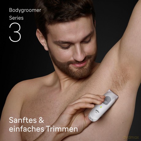 Braun - Body Groomer Series 3, +3 Grooming Tools, BG3530 - Gentle Grey