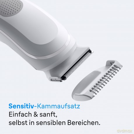 Braun - Body Groomer Series 3, +3 Grooming Tools, BG3530 - Gentle Grey