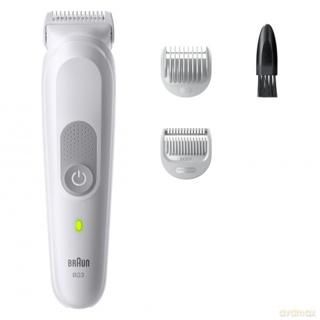 Braun - Body Groomer Series 3, +3 Grooming Tools, BG3530 - Gentle Grey