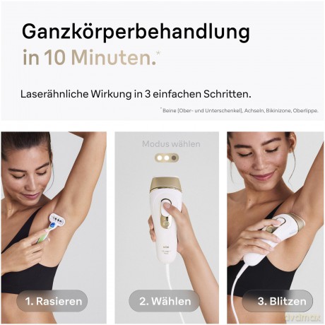 Braun - IPL Hair Removal Silk-Expert Pro 5 PL5382 - White/Gold