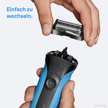 Braun - Series 3 Electric Shaver ORIGINAL Replacement Head, 21B - Black