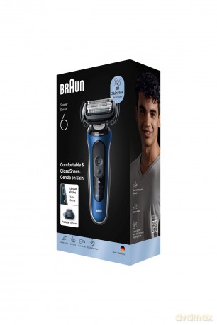 Braun - Series 6 Electric Shaver +1 Attachment - Blue