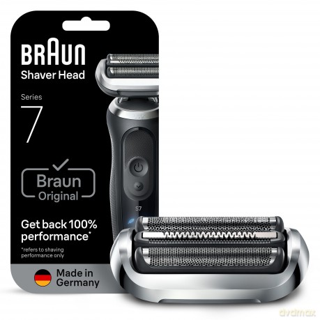 Braun - Series 7 Electric Shaver - ORIGINAL Replacement Head, 74S - Silver