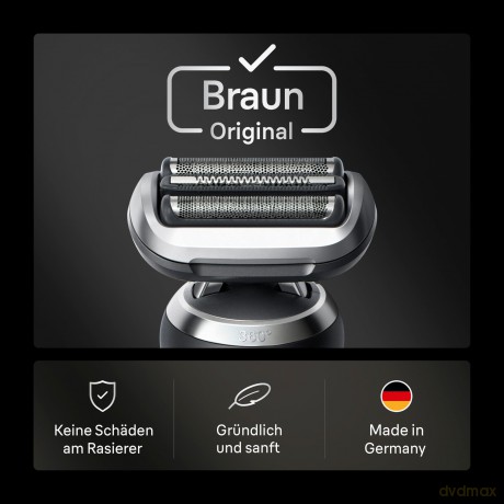 Braun - Series 7 Electric Shaver - ORIGINAL Replacement Head, 74S - Silver
