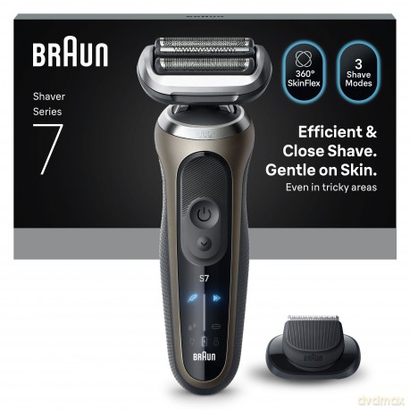 Braun - Series 7 Electric Shaver +1 Attachment - Gold
