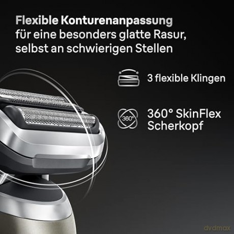 Braun - Series 7 Electric Shaver, SmartCare Center, +1 Attachment, 72-C7200CC - Gold