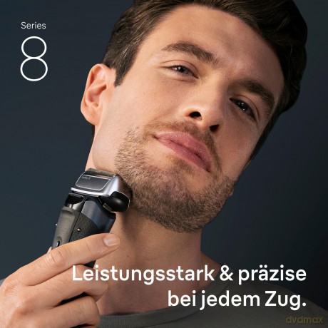 Braun - Series 8 Electric Shaver - ORIGINAL Replacement Head, 83M - Silver