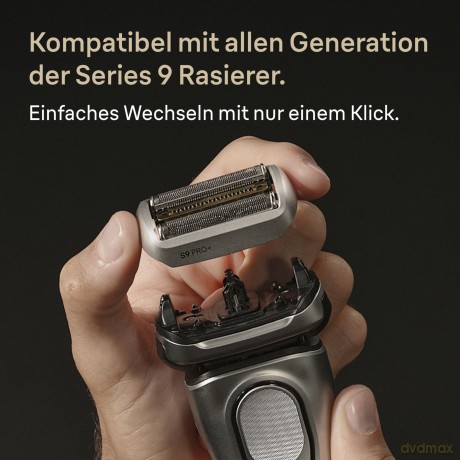 Braun - Series 9 PRO+ Electric Shaver - ORIGINAL Replacement Head, 96M - Silver