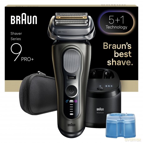 Braun - Series 9 PRO+ Electric Shaver - Pro SensoAdapt, SmartCare Center, 9655CC - Graphite Grey