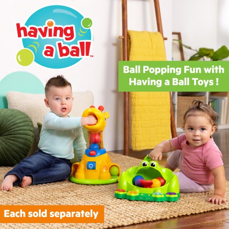 Bright Starts - Poppin' Ball Frog Ball Play Toy - (BS-17159)