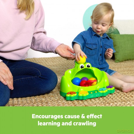 Bright Starts - Poppin' Ball Frog Ball Play Toy - (BS-17159)